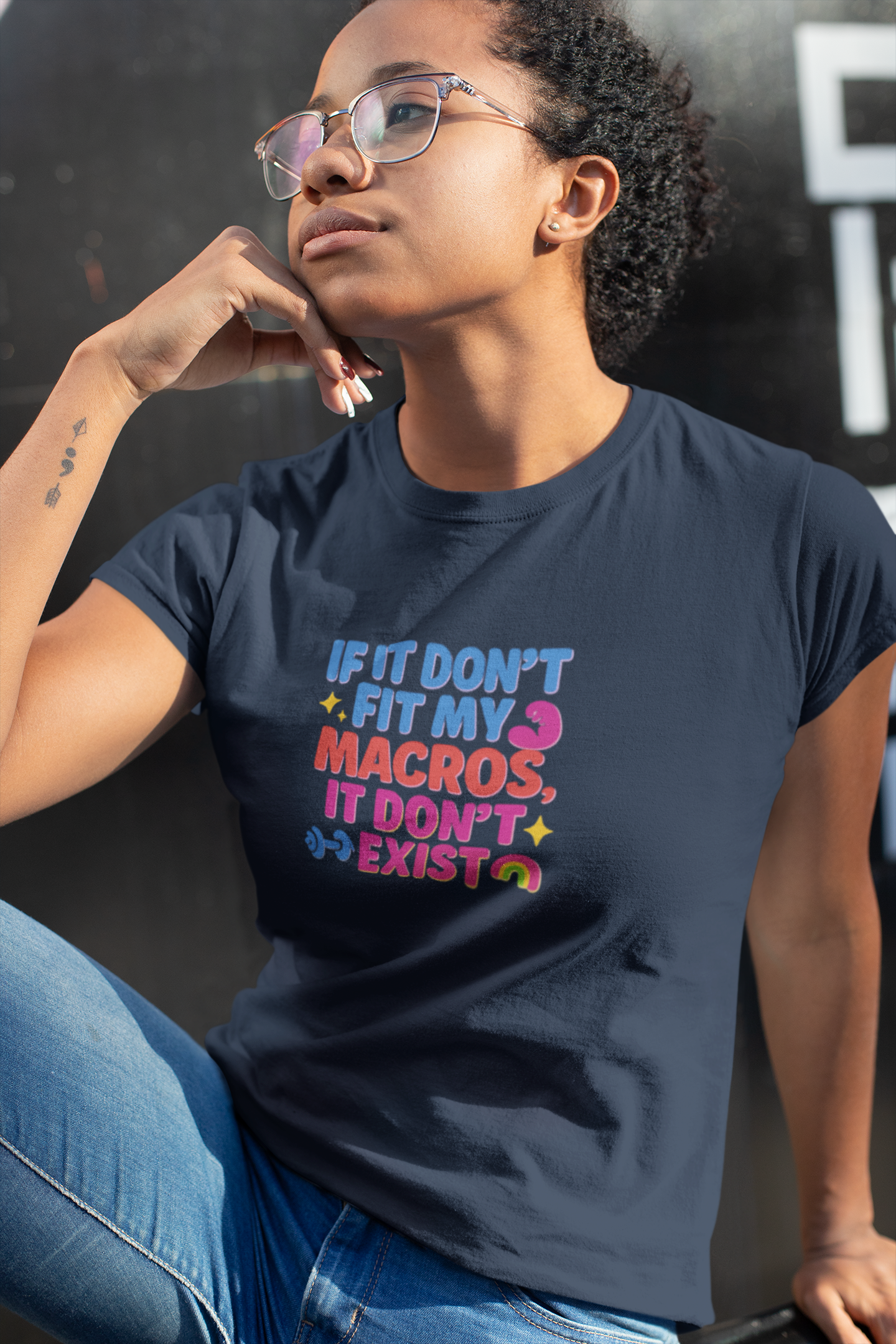 Funny Macro T-Shirt | "Macro Fit" Unisex Fitness & Food Lover Tee