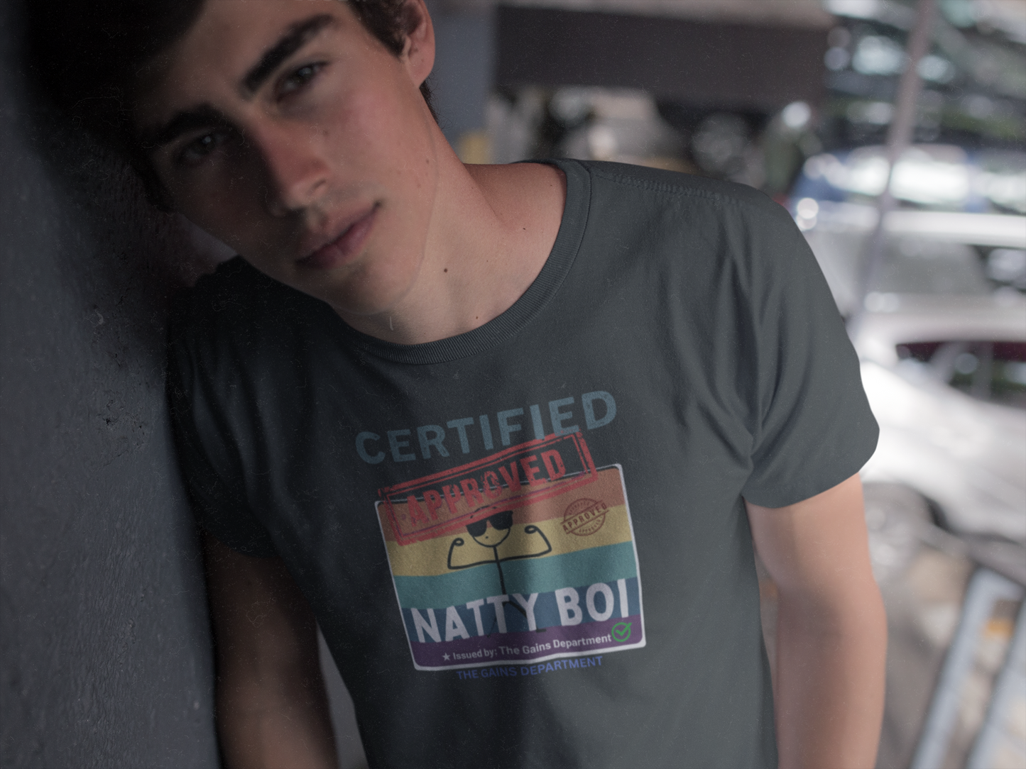 Certified Natty Boi Unisex Tee - Funny Gym Shirt for Fitness Lovers