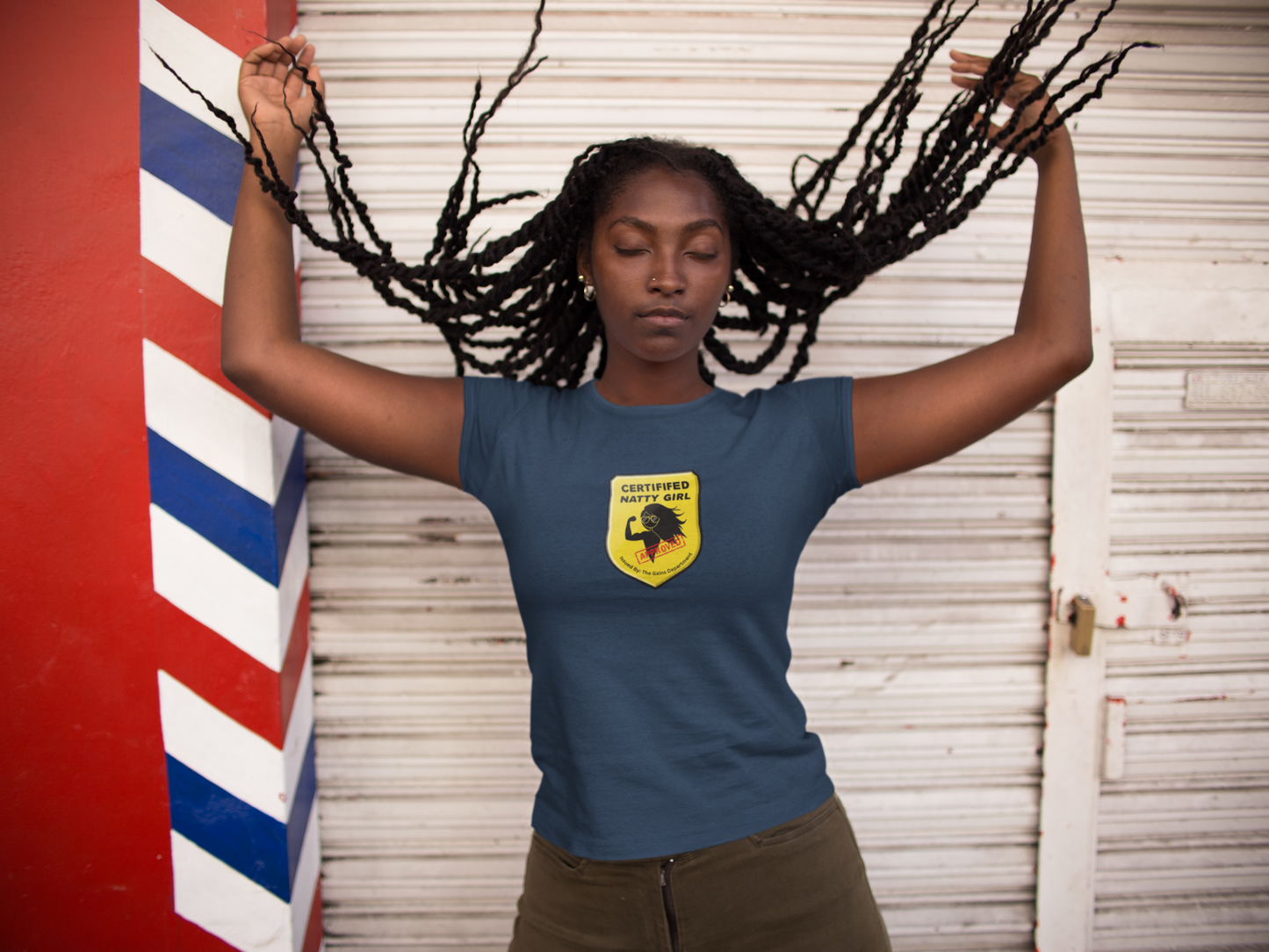 Certified Natty Girl Funny T-Shirt | Unisex Fitness & Gym Gift