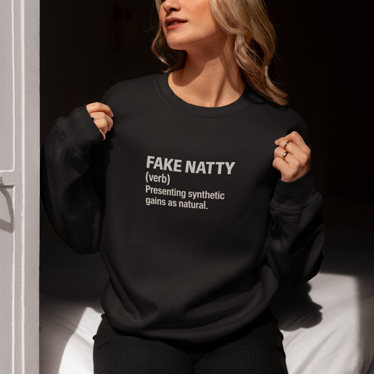 Adidas Fake Natty Crewneck | Gym Humor Sweatshirt