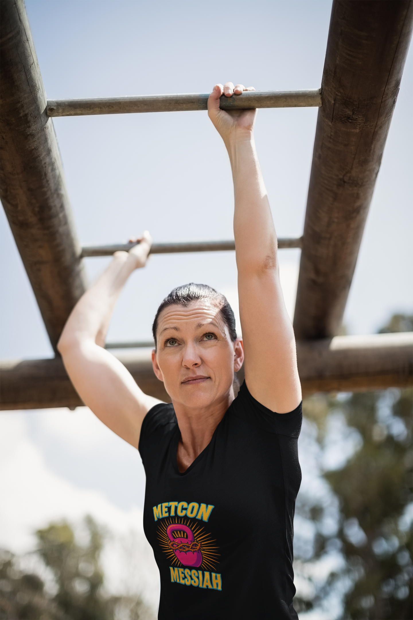 CrossFit Metcon Messiah T-Shirt | Funny Workout Tee, Unisex Fitness Gift for Lifters