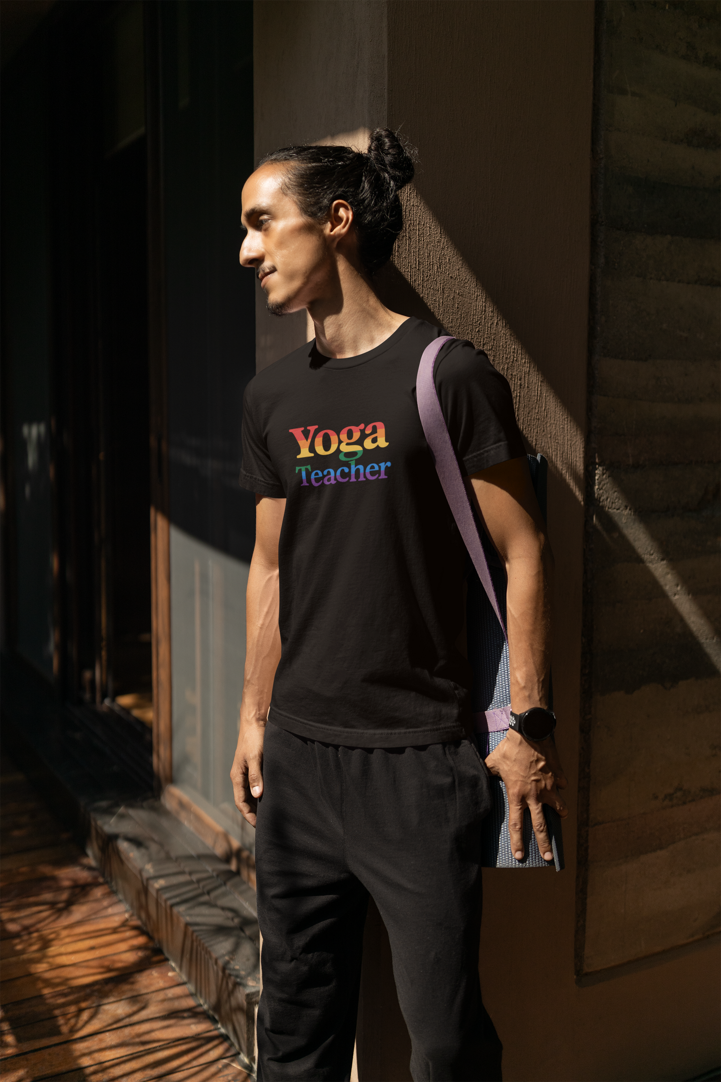 Pride LGBTQ Yoga Teacher Tee: Unisex Yoga Instructor Gift