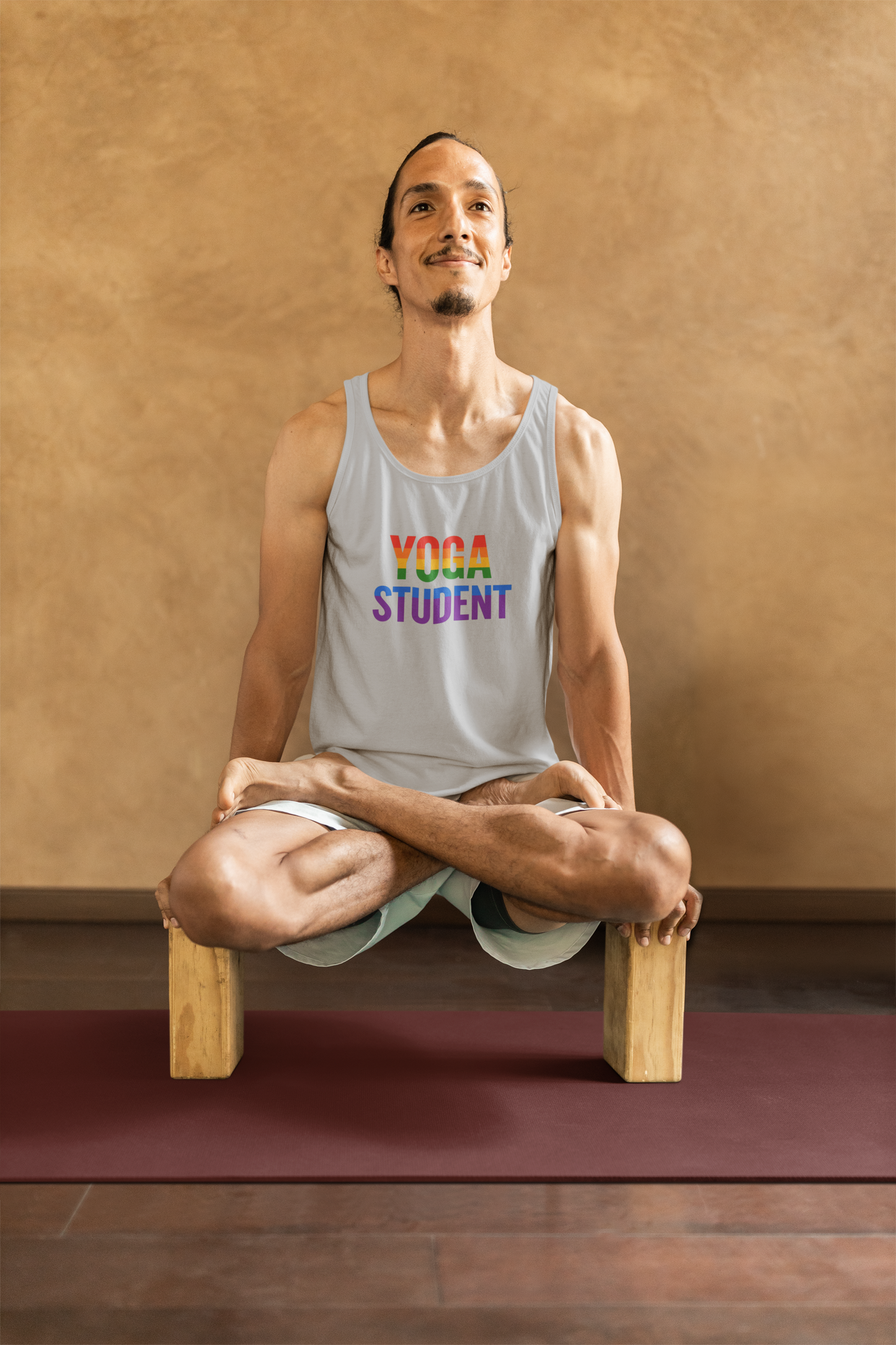 Rainbow Yoga Tank Top | Unisex Pride Fitness Tee, LGBTQ+ Apparel