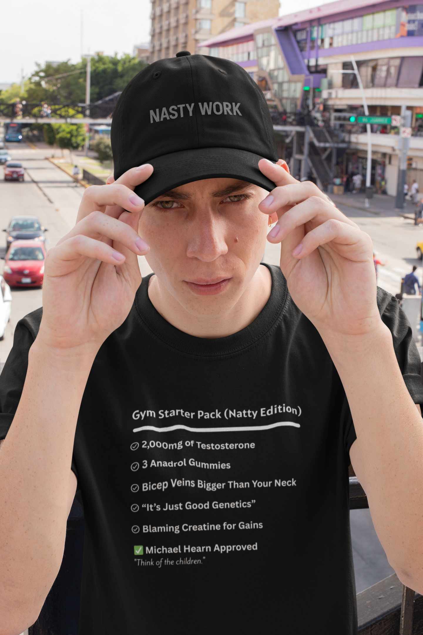 Funny Gym Starter Pack Unisex T-Shirt - Natty Edition Fitness Humor Gift