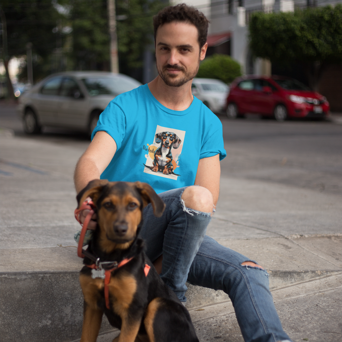 Dachshund Lover's Unisex T-Shirt | Cute Dog Graphic & Pet Owner Gift