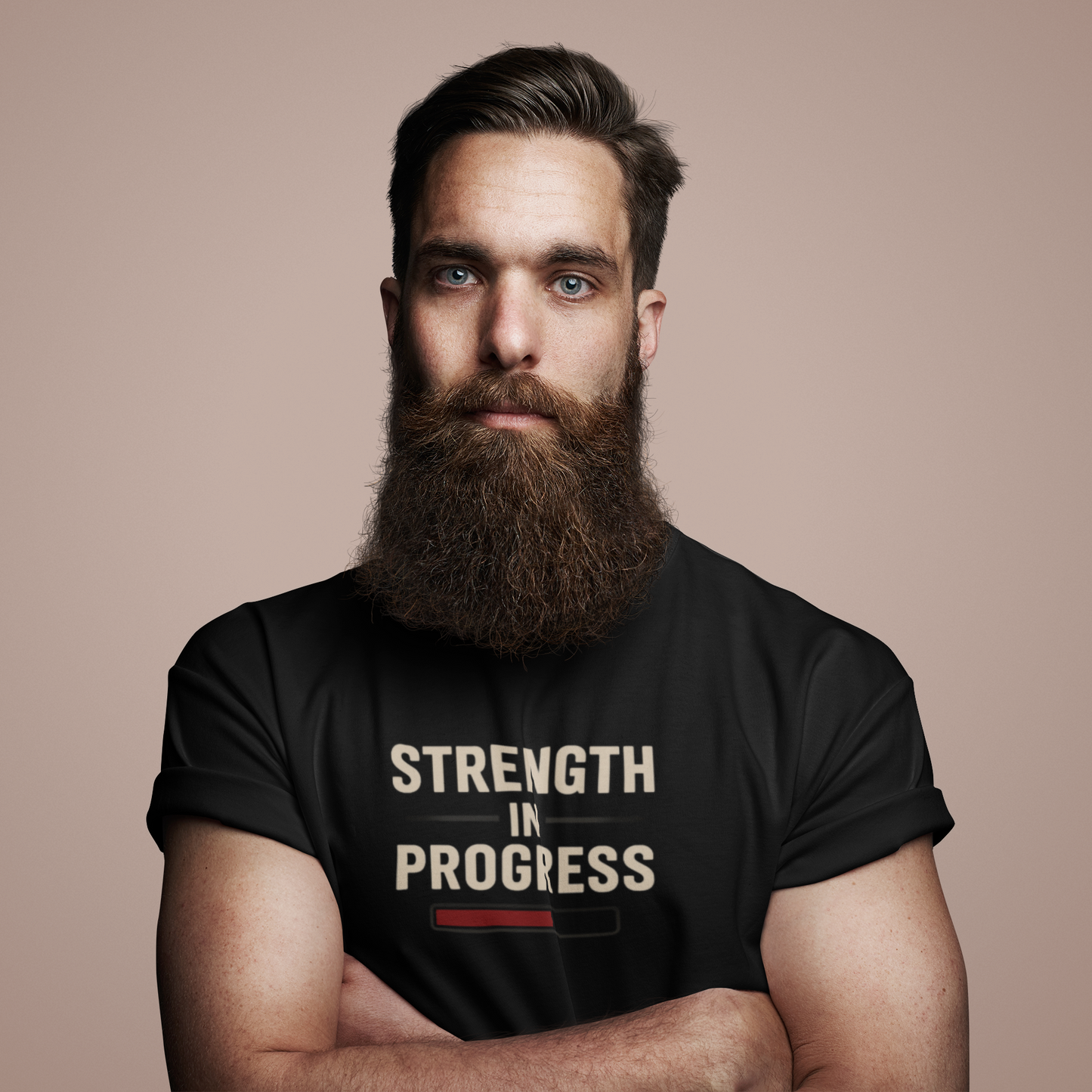 Motivational Unisex T-Shirt: "Strength in Progress" Fitness Shirt