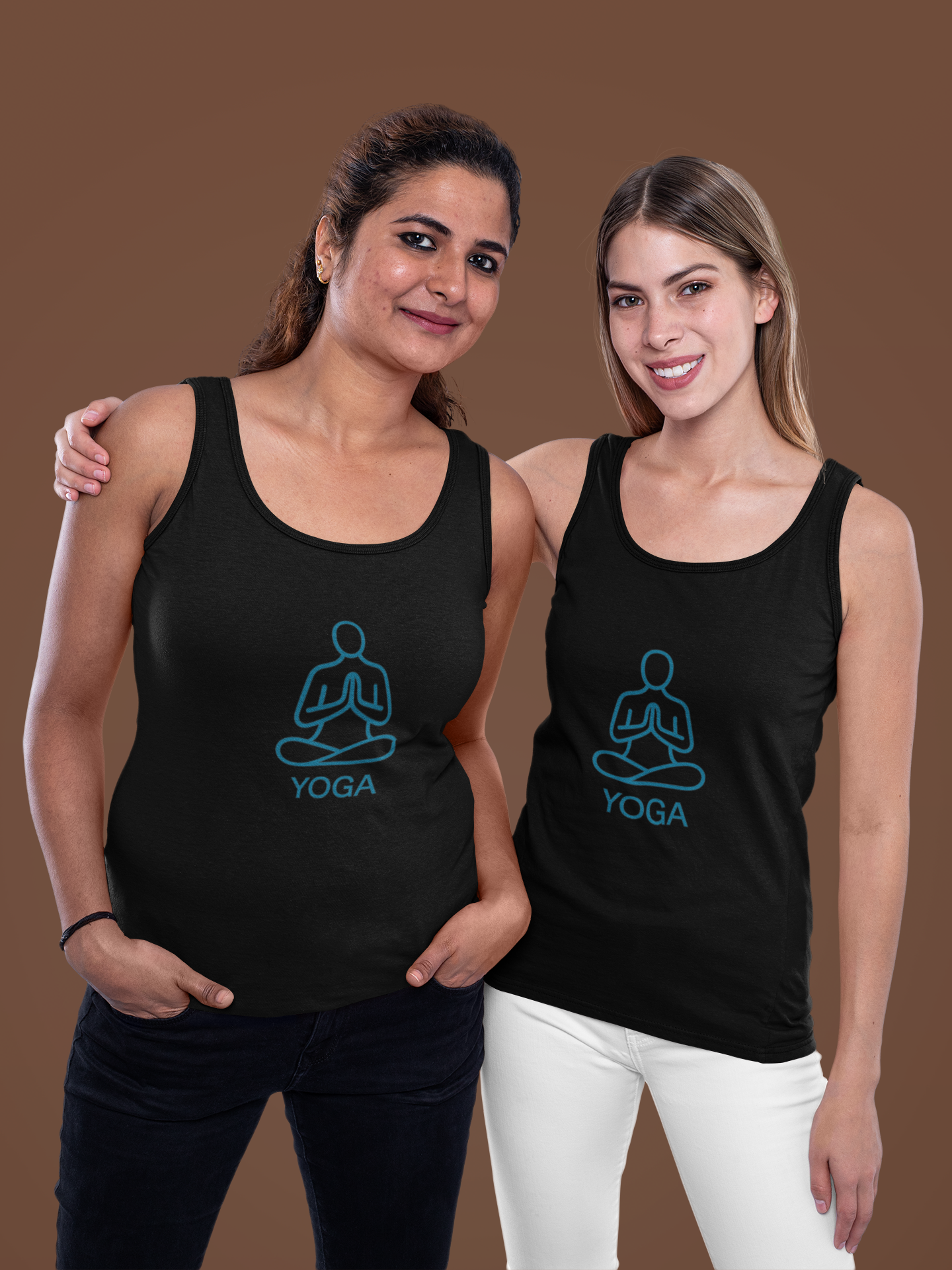 Yoga & Meditation Unisex Tank Top: Comfortable Workout & Fitness Tee