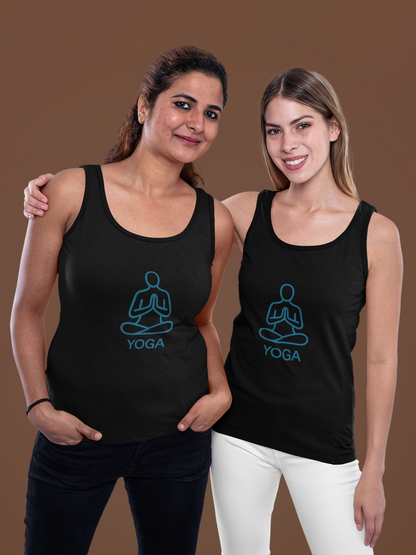 Yoga & Meditation Unisex Tank Top: Comfortable Workout & Fitness Tee