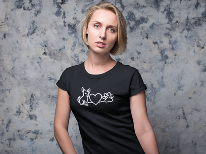 Charming Chihuahua Graphic T-Shirt | Cute Dog Mom & Pet Lover Gift