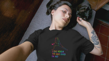 Yoga Rainbow Pose T-Shirt Funny Yoga Tee