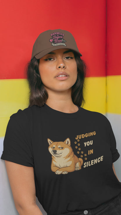 Funny Shiba Inu Judgment T-Shirt | Unisex Dog Lover & Humorous Pet Tee