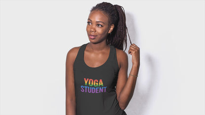 Rainbow Yoga Racerback Tank | LGBTQ+ Pride Activewear & Yoga Gift