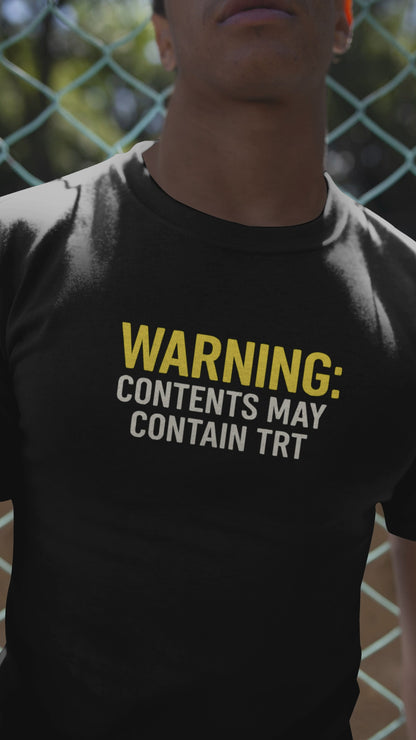 Warning Tee: Funny Graphic Unisex Heavy Cotton Statement Top