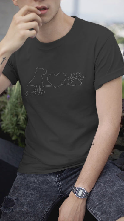 Pitbull Dog Lover T-Shirt | Unisex Pet Owner Gift & Dog Mom/Dad Tee