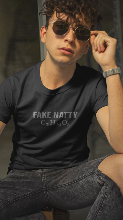 Fake Natty Chemistry T-Shirt Funny Gym Tee