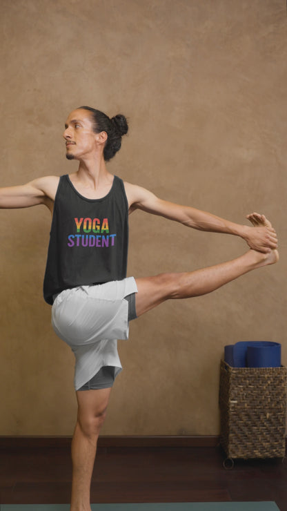 Rainbow Yoga Tank Top | Unisex Pride Fitness Tee, LGBTQ+ Apparel