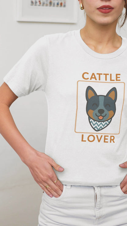 Australian Cattle Dog T-Shirt | Blue Heeler Dog Lover Gift, Unisex Pet Owner Tee