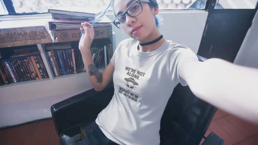 Funny Alien Quote T-Shirt | Unisex Sci-Fi Lover &amp; UFO Tee