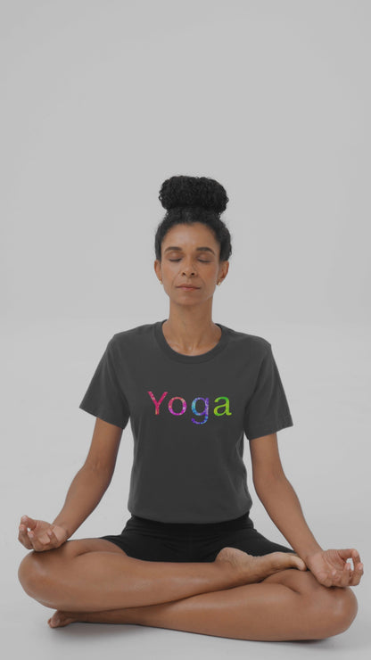 Yoga Vibes T-Shirt | Relaxed Fit Yoga Tee & Fitness Enthusiast Gift