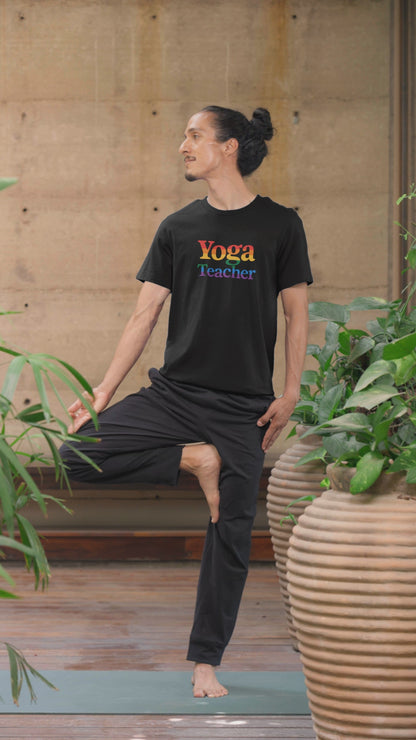 Pride LGBTQ Yoga Teacher Tee: Unisex Yoga Instructor Gift
