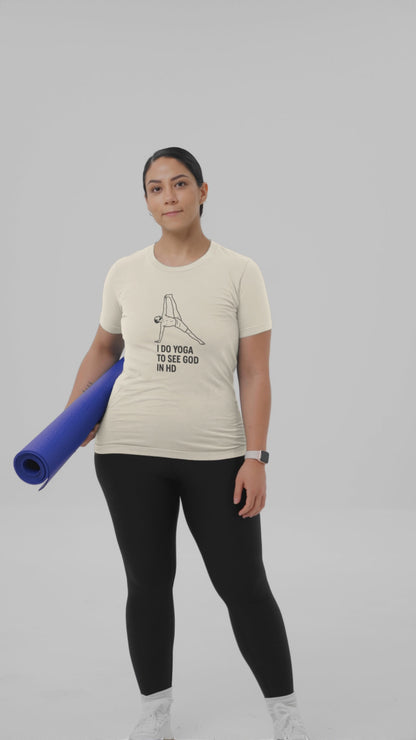 Yoga Humor T-Shirt Funny Yoga Graphic Tee