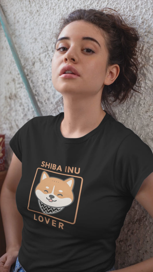 Shiba Inu Lover T-Shirt | Cute Dog Owner Gift & Pet Parent Tee