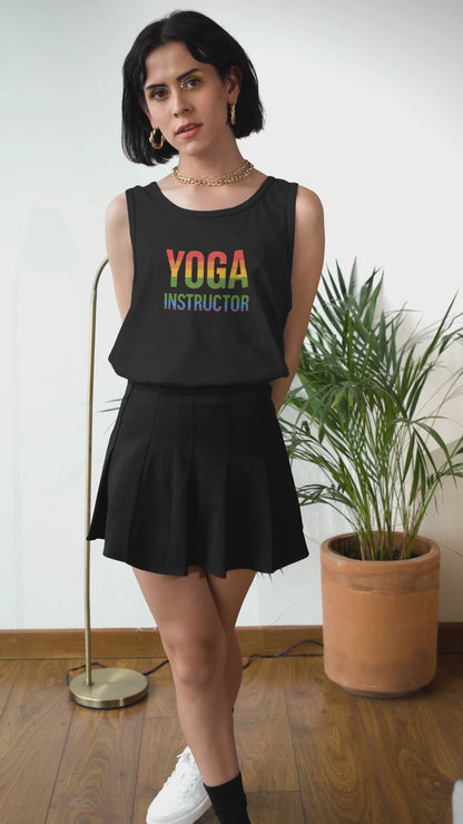 Colorful Pride Yoga Muscle Tank Top | Women's Activewear & Fitness Gift