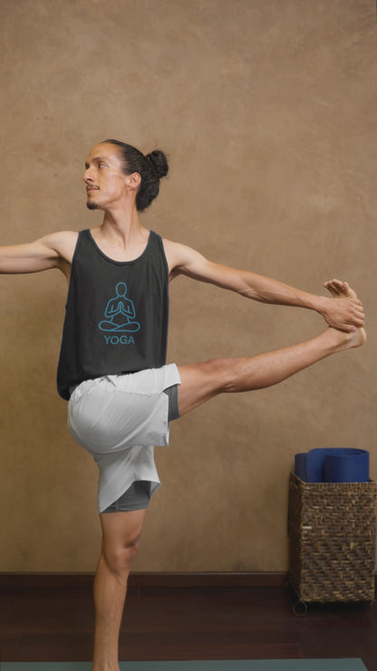 Yoga & Meditation Unisex Tank Top: Comfortable Workout & Fitness Tee