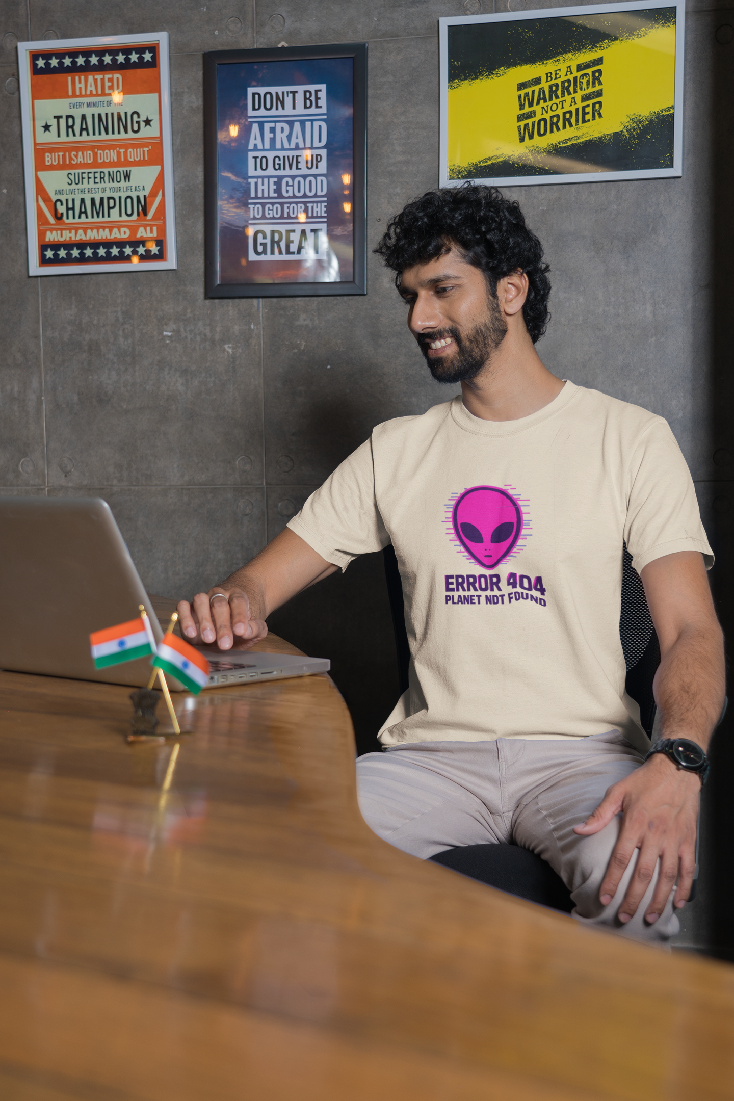 Alien Error 404 T-Shirt | Funny UFO Shirt | Retro Geek Tee | Unisex Sci-Fi Gift | Humorous Casual Apparel