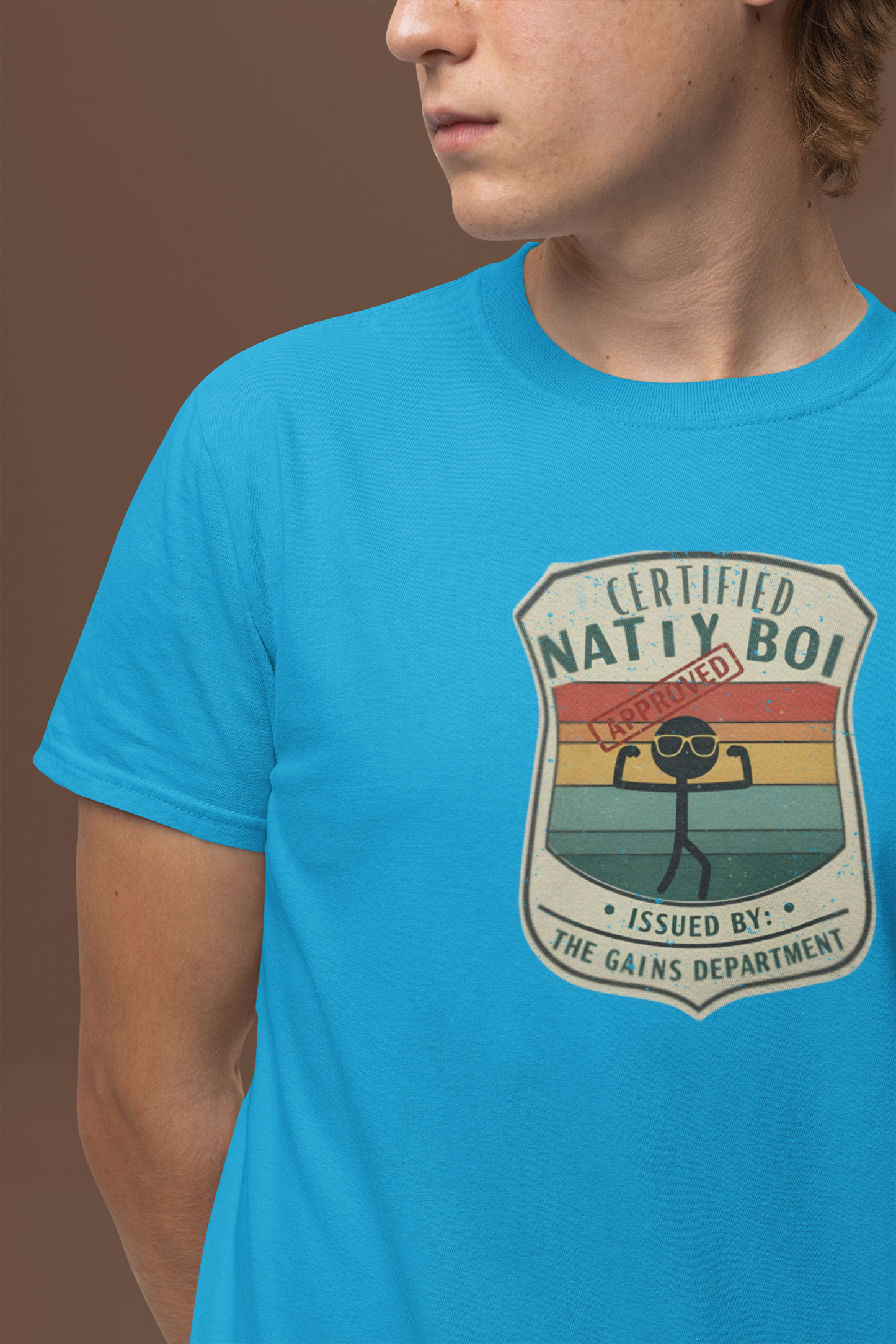 Certified Nati Boi Unisex Tee - Fun Vintage Design