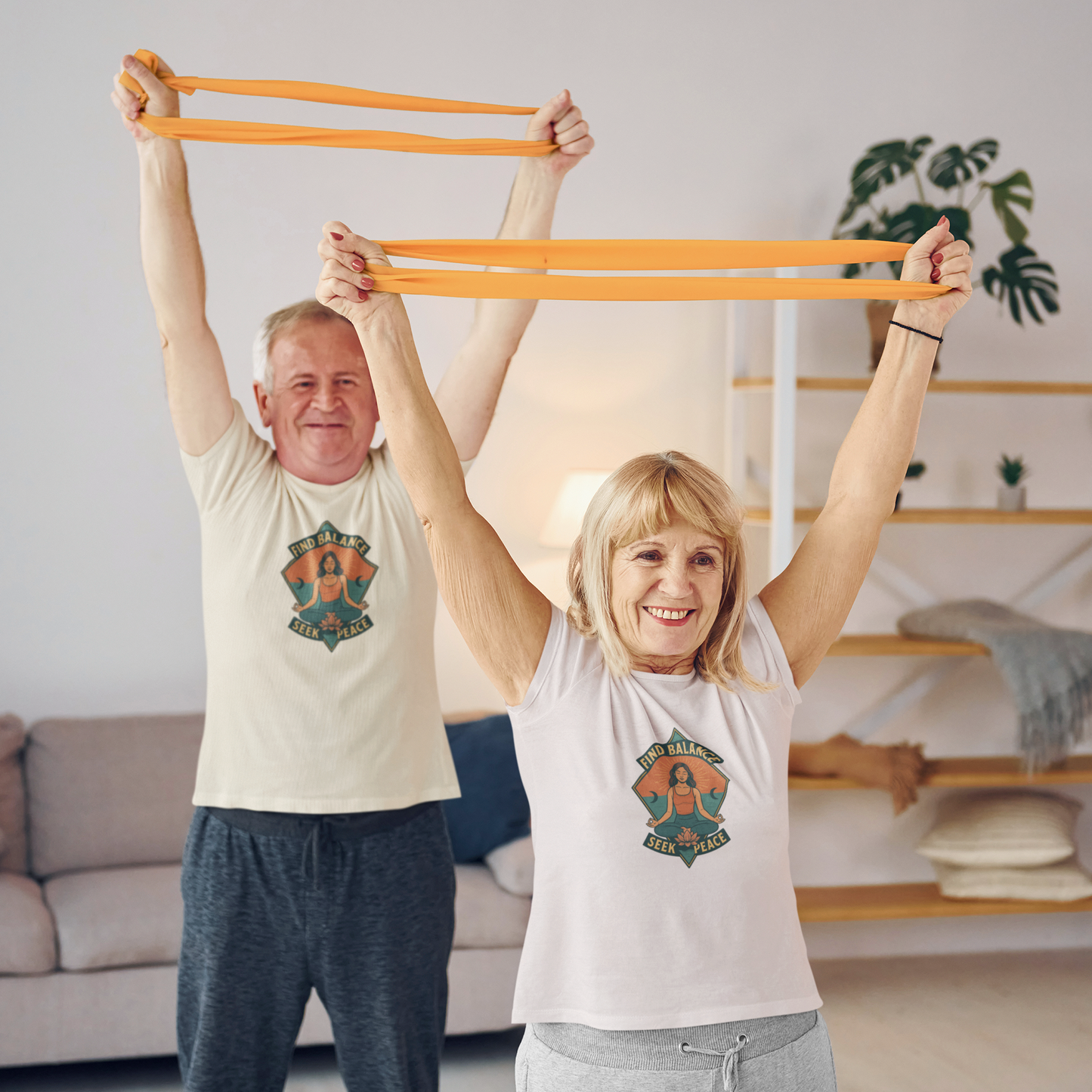 Find Balance, Seek Peace Meditation T-Shirt | Unisex Yoga & Mindfulness Tee