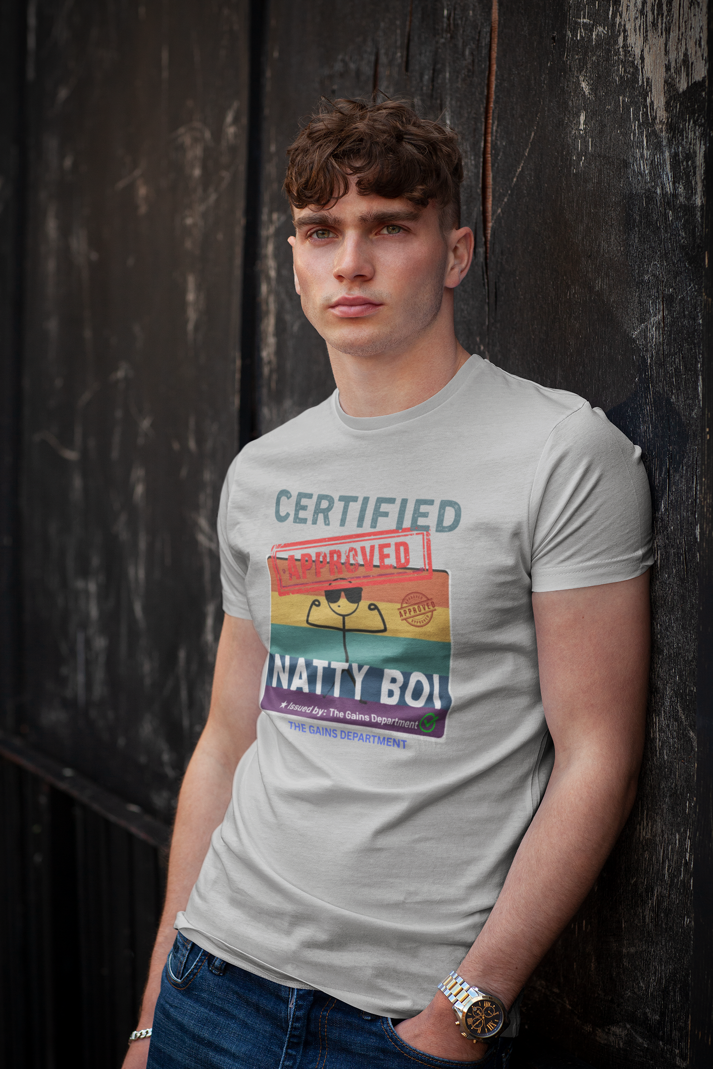 Certified Natty Boi Unisex Tee - Funny Gym Shirt for Fitness Lovers
