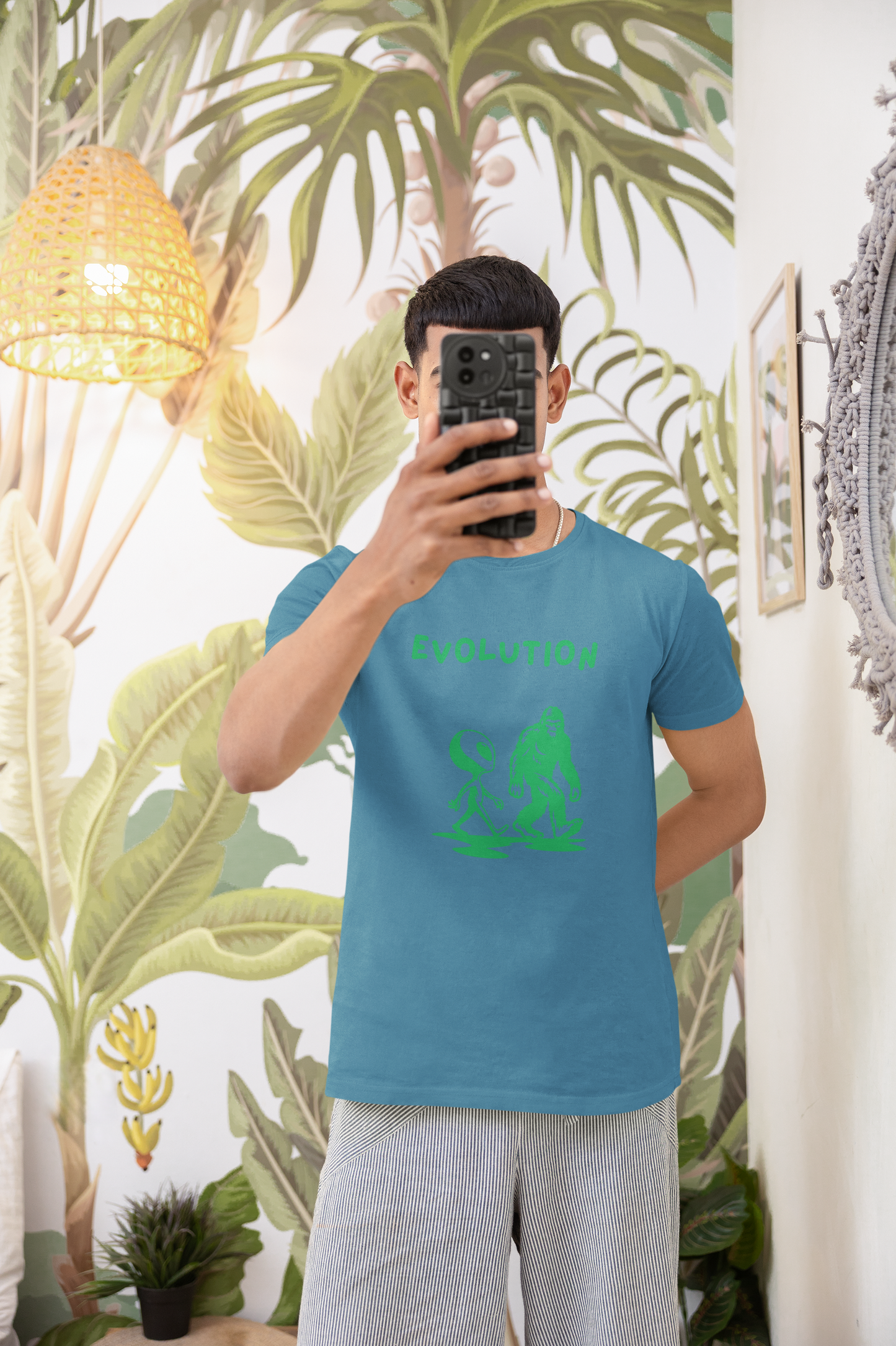 Funny Alien Evolution T-Shirt | Conspiracy Theory Graphic Tee, Unisex Sci-Fi Lover Gift