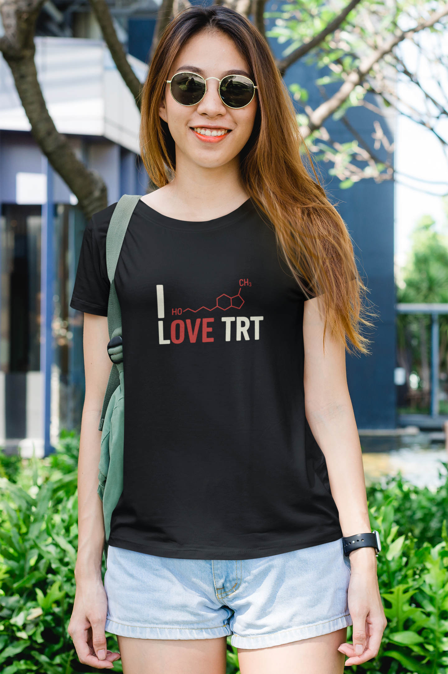 I Love TRT Unisex Heavy Cotton T-Shirt | Bodybuilding & Science Gift
