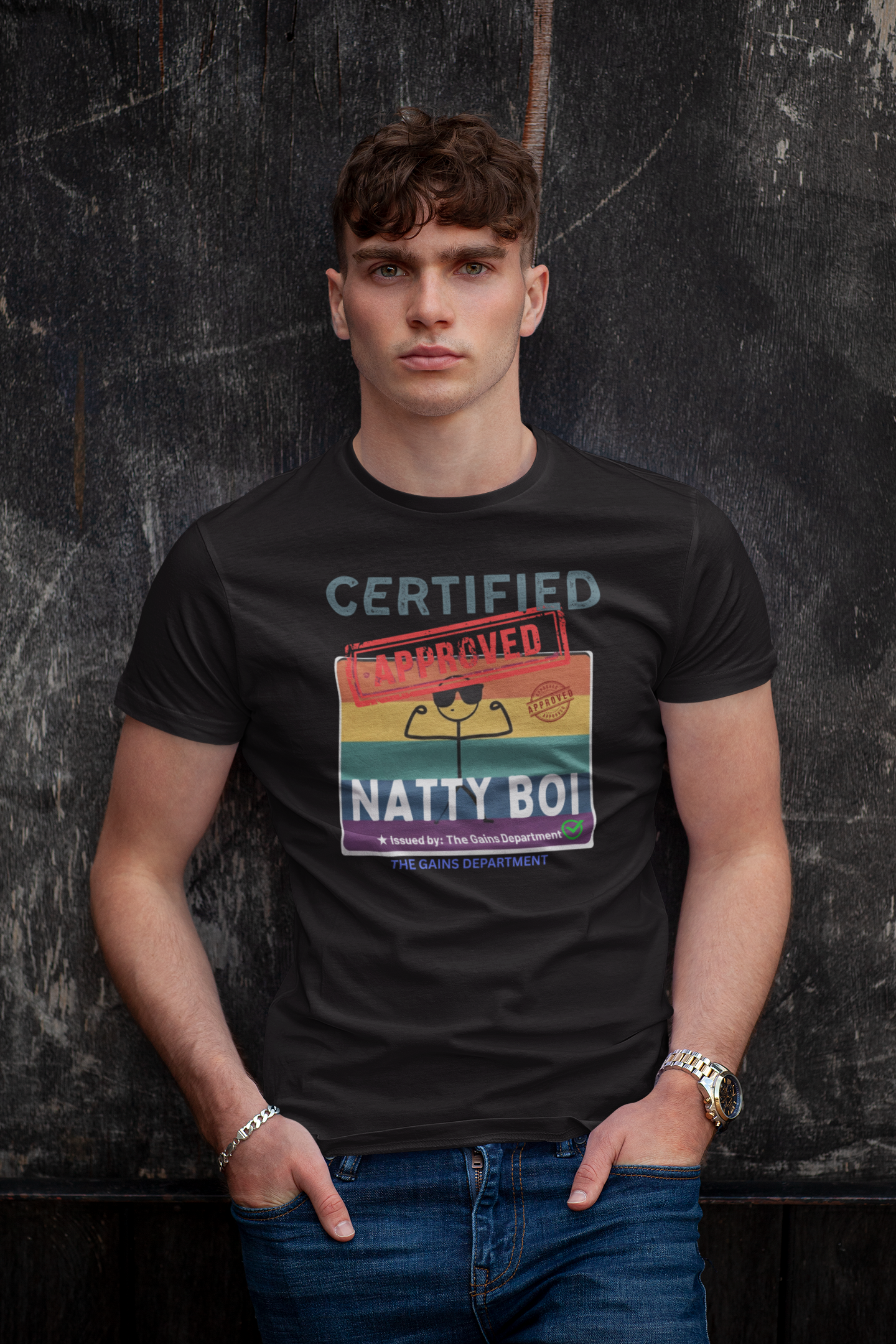 Certified Natty Boi Unisex Tee - Funny Gym Shirt for Fitness Lovers