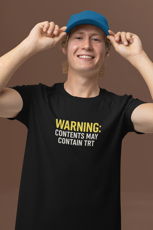 Warning Tee: Funny Graphic Unisex Heavy Cotton Statement Top