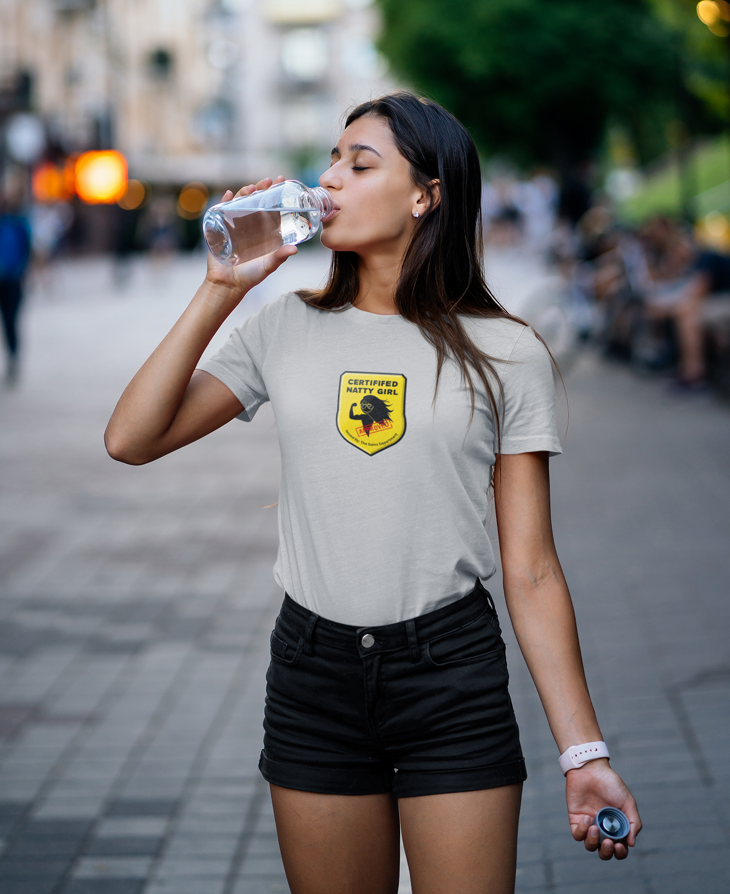 Certified Natty Girl Funny T-Shirt | Unisex Fitness & Gym Gift