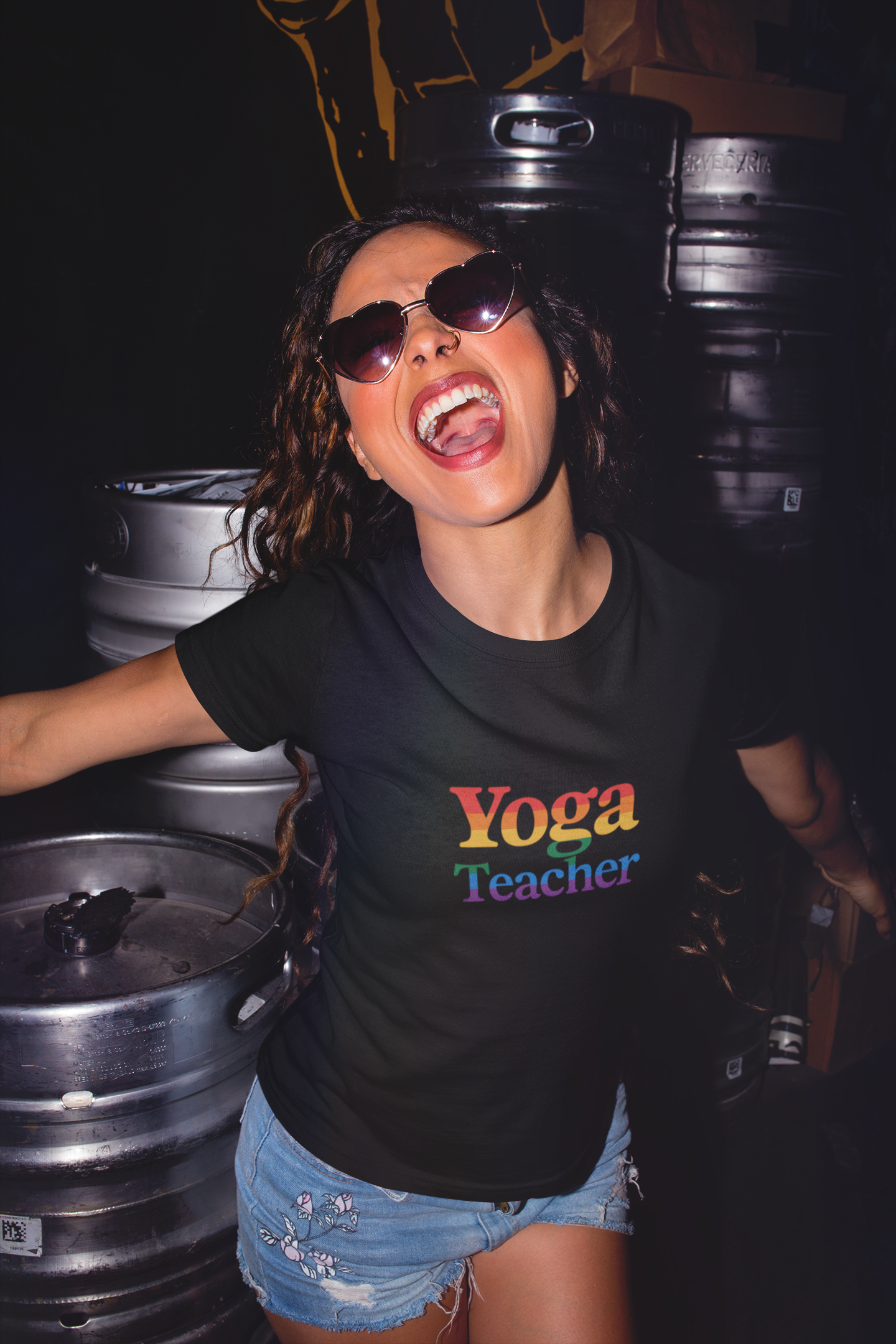 Pride LGBTQ Yoga Teacher Tee: Unisex Yoga Instructor Gift