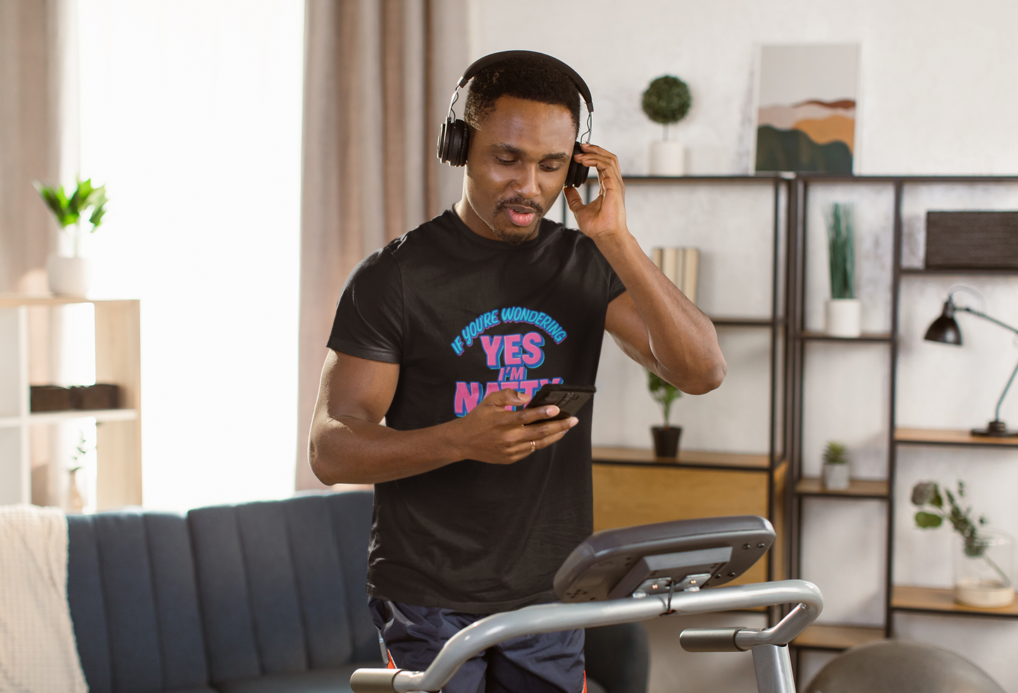 Funny "Yes I'm Natty" Unisex T-Shirt | Certified Fitness & Gym Gift