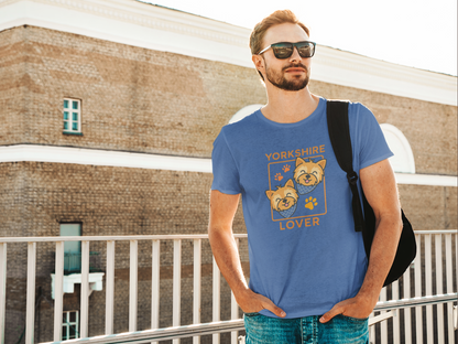 Double Yorkshire Lover T-Shirt | Cute Dog Mom/Dad Gift & Pet Apparel