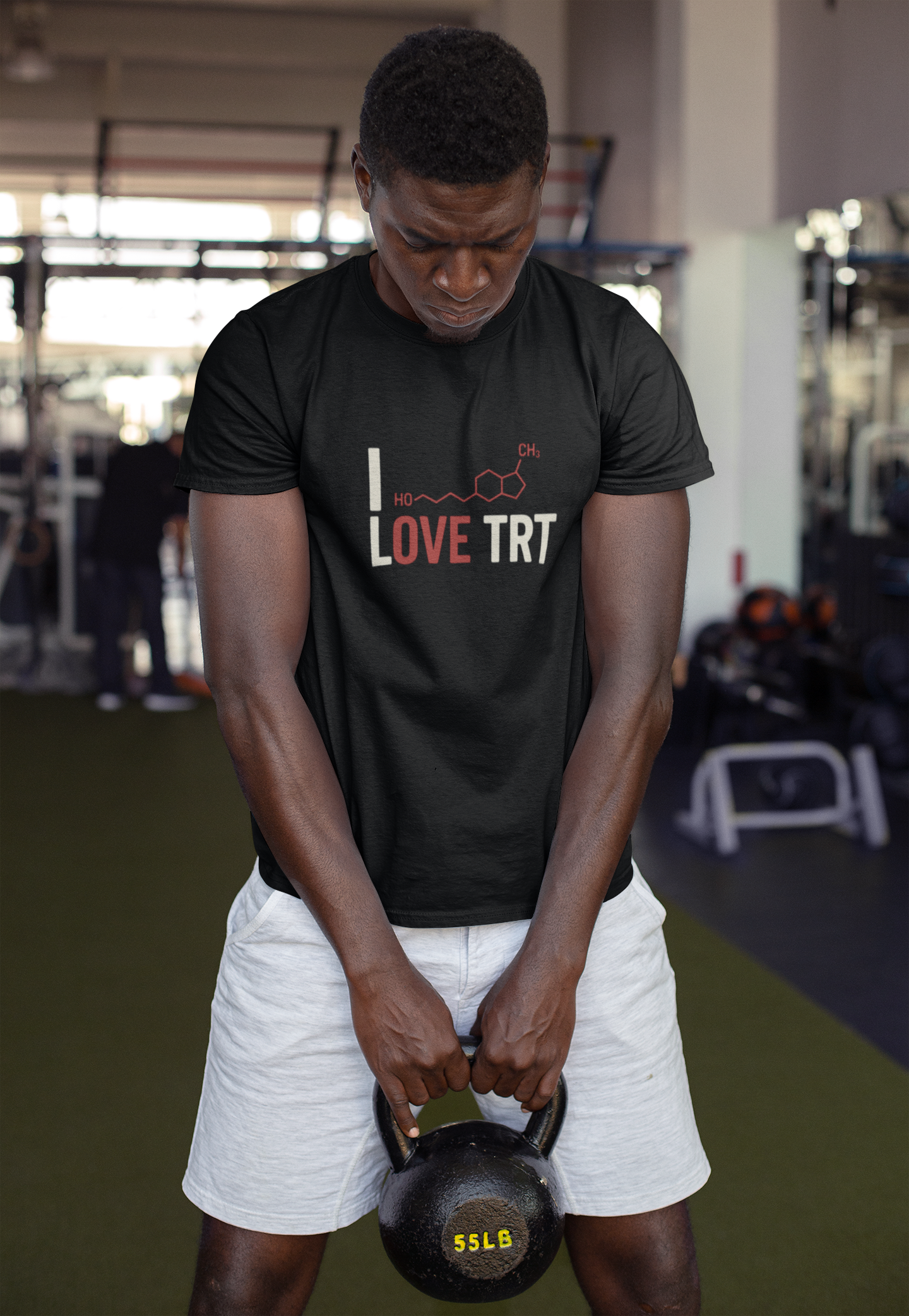 I Love TRT Unisex Heavy Cotton T-Shirt | Bodybuilding & Science Gift
