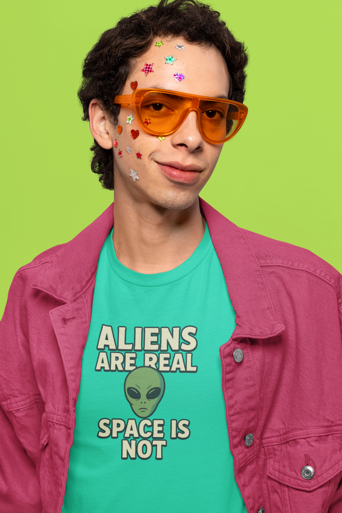 Funny Alien T-Shirt | "Aliens Are Real, Space Is Not" Graphic Tee