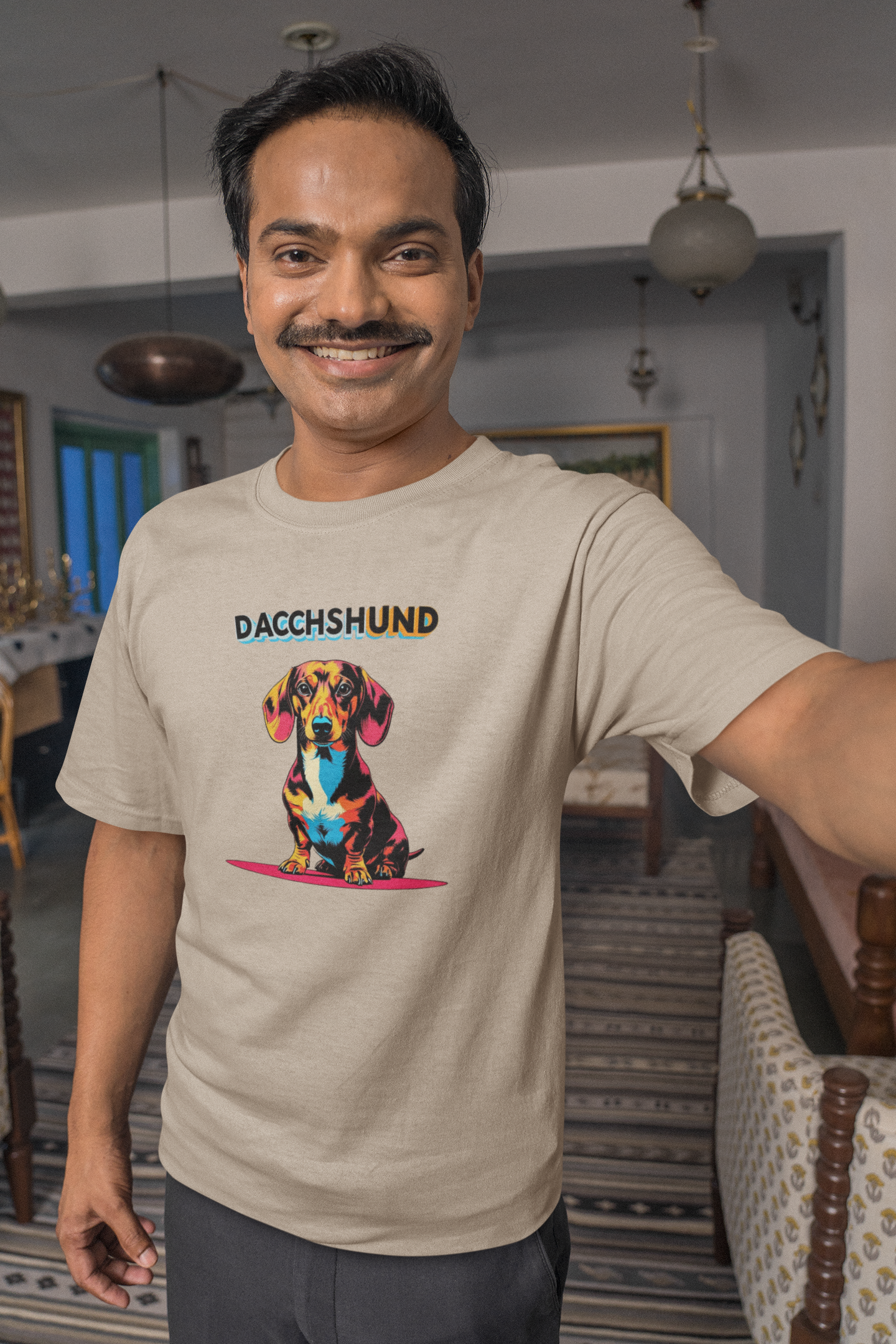 Colorful Dachshund T-Shirt | Unisex Dog Lover Gift & Pet Owner Tee