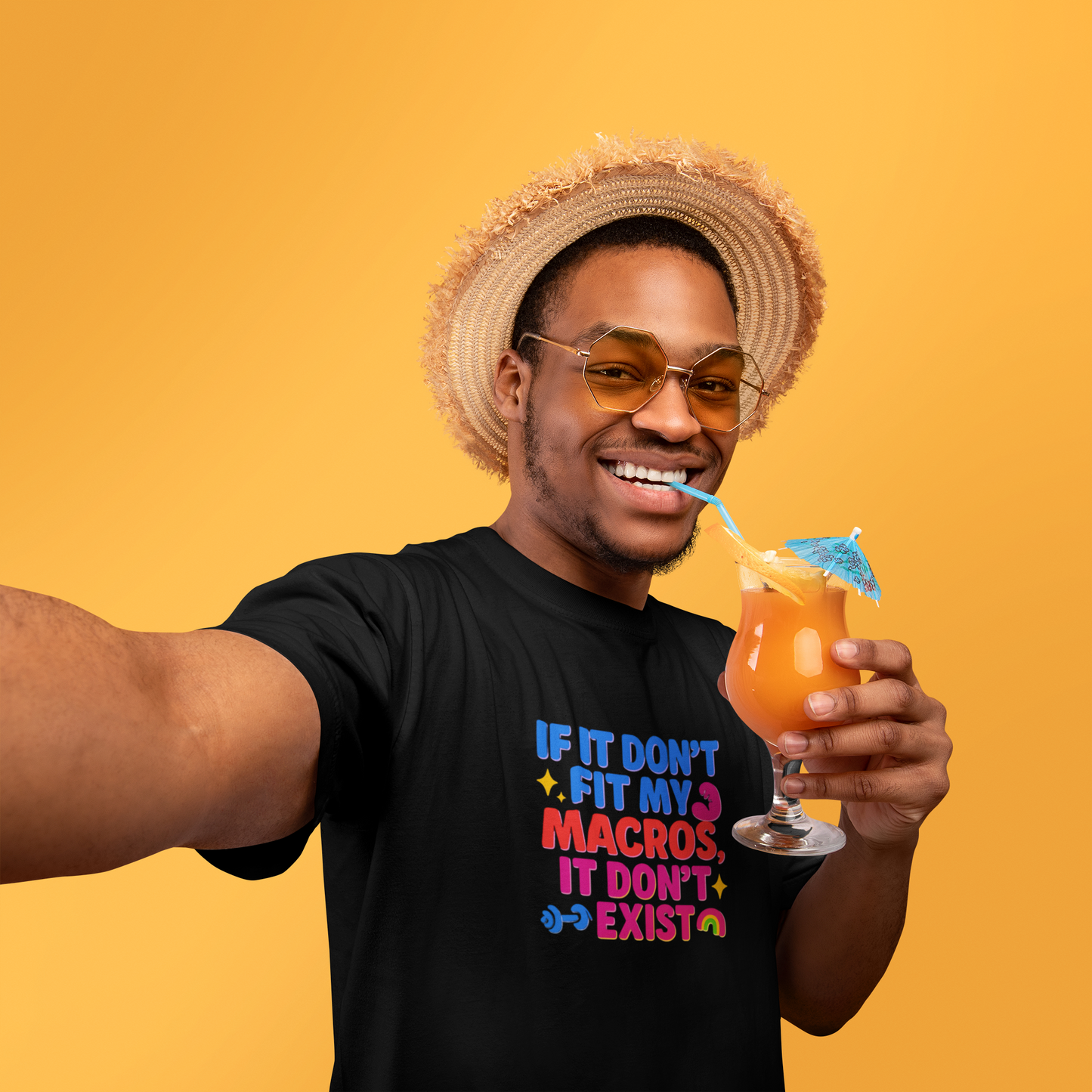 Funny Macro T-Shirt | "Macro Fit" Unisex Fitness & Food Lover Tee