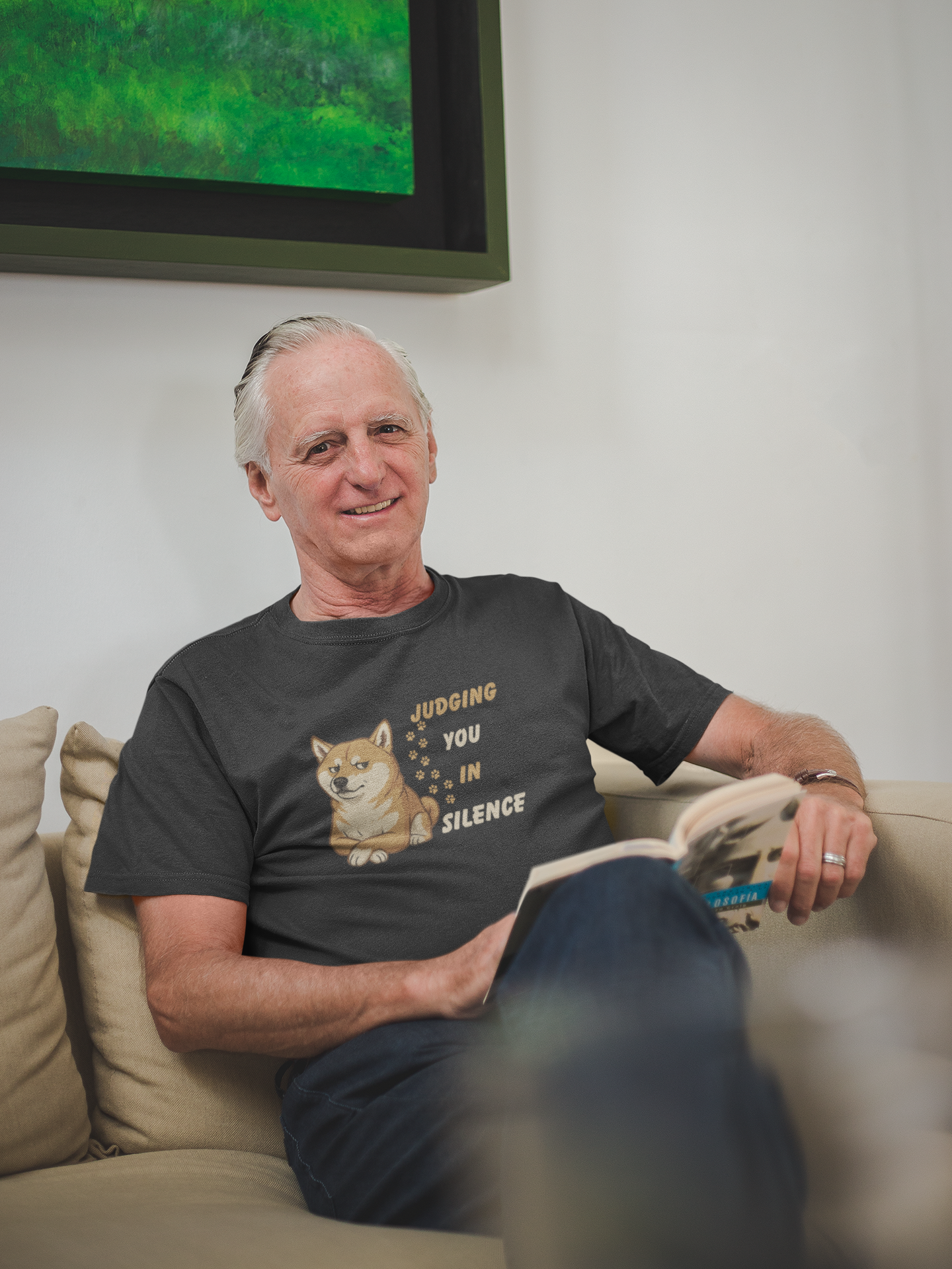 Funny Shiba Inu Judgment T-Shirt | Unisex Dog Lover & Humorous Pet Tee