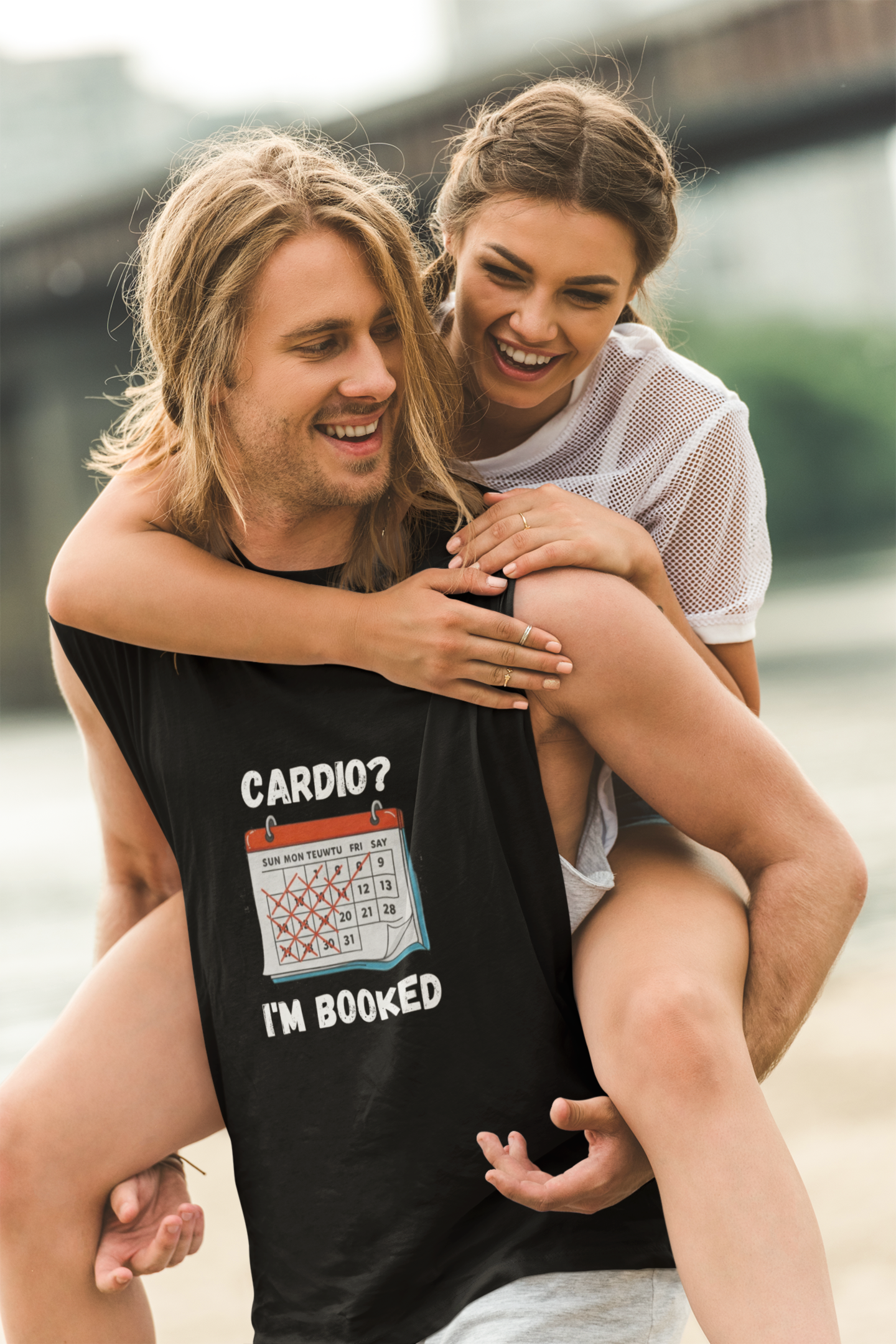 Funny Cardio Tank Top | "Cardio? I'm Booked" Unisex Workout Tee