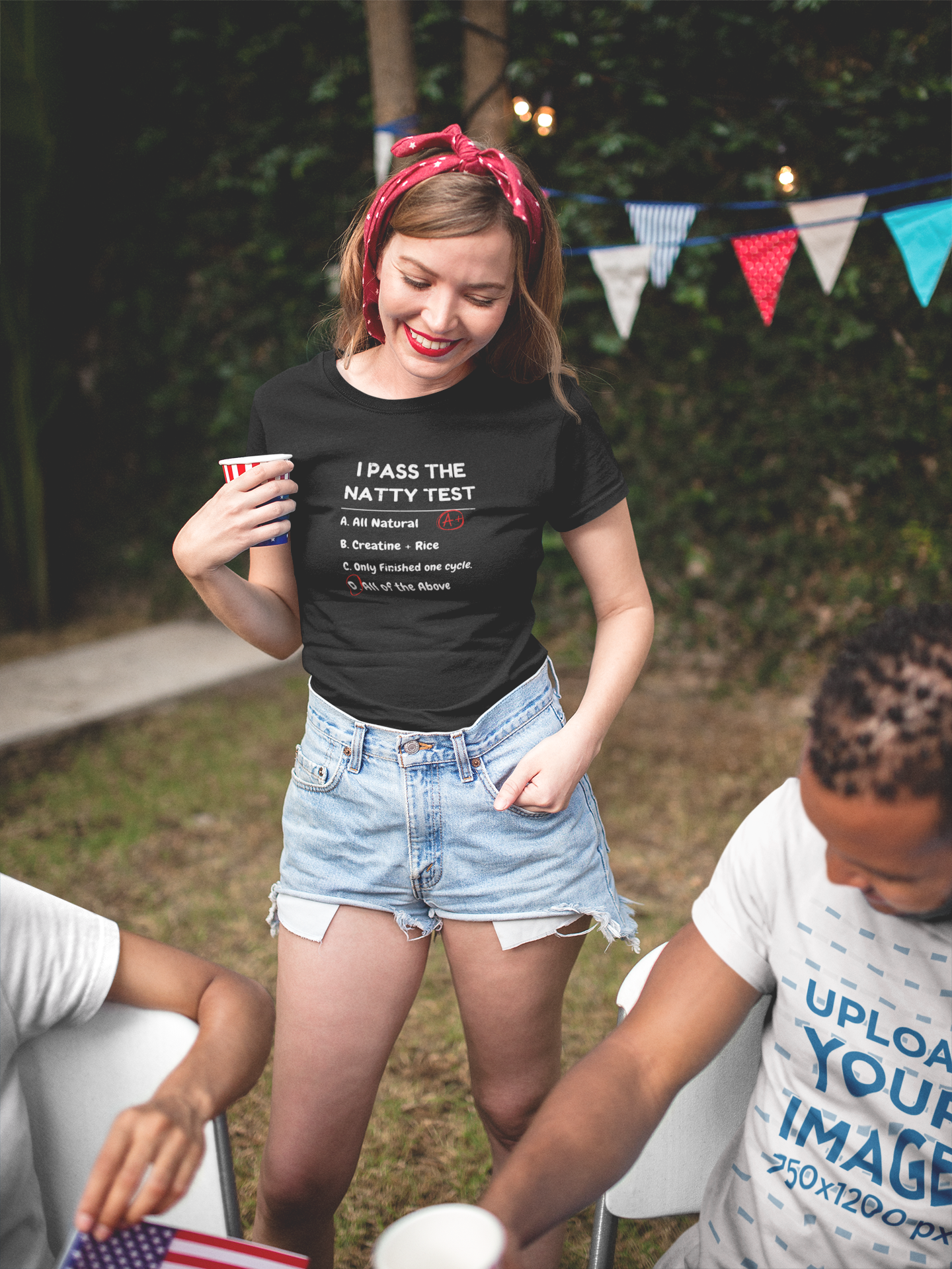 Funny "Natty Test" T-Shirt | Unisex Gym Motivation & Humor Tee