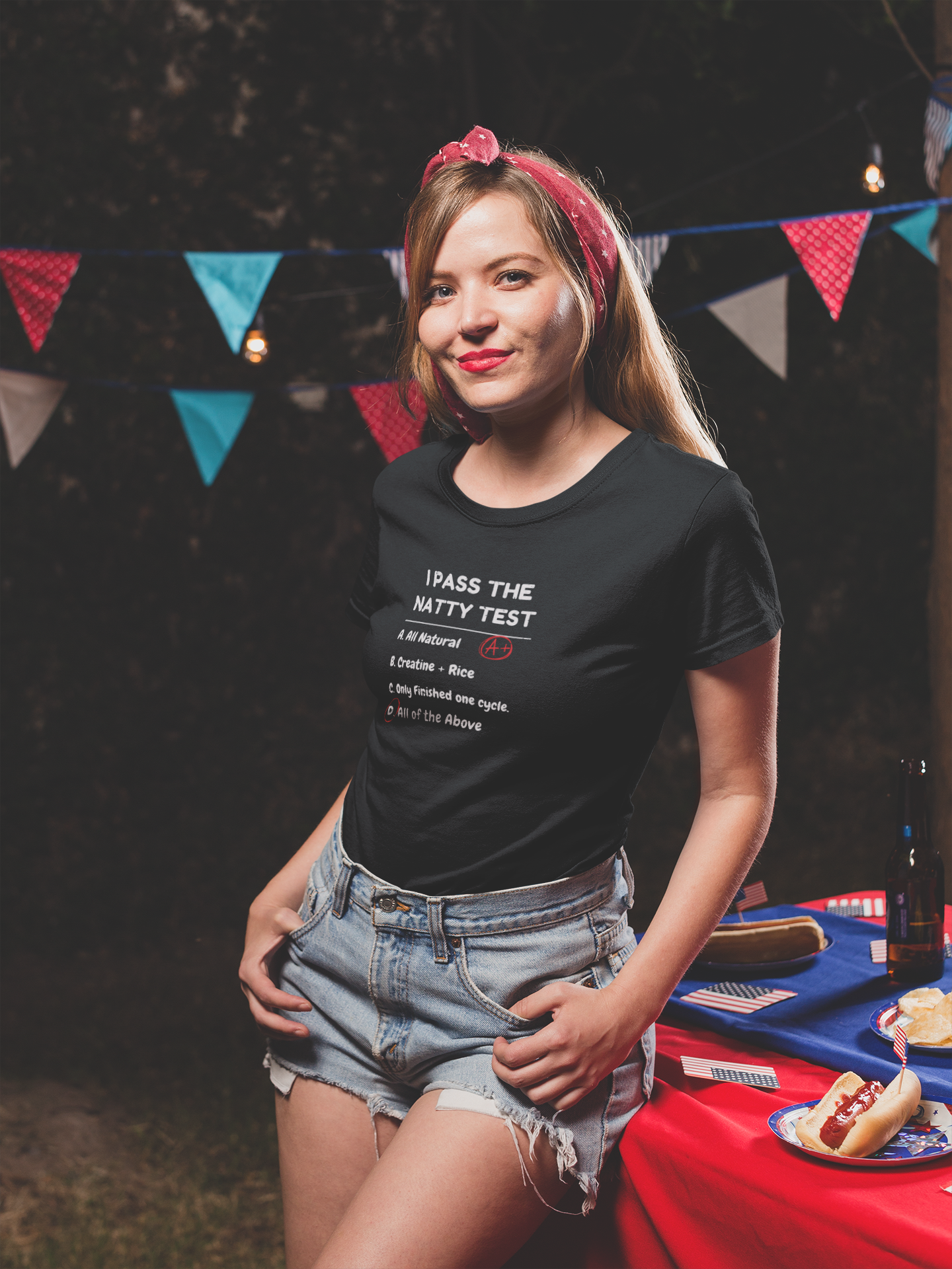 Funny "Natty Test" T-Shirt | Unisex Gym Motivation & Humor Tee