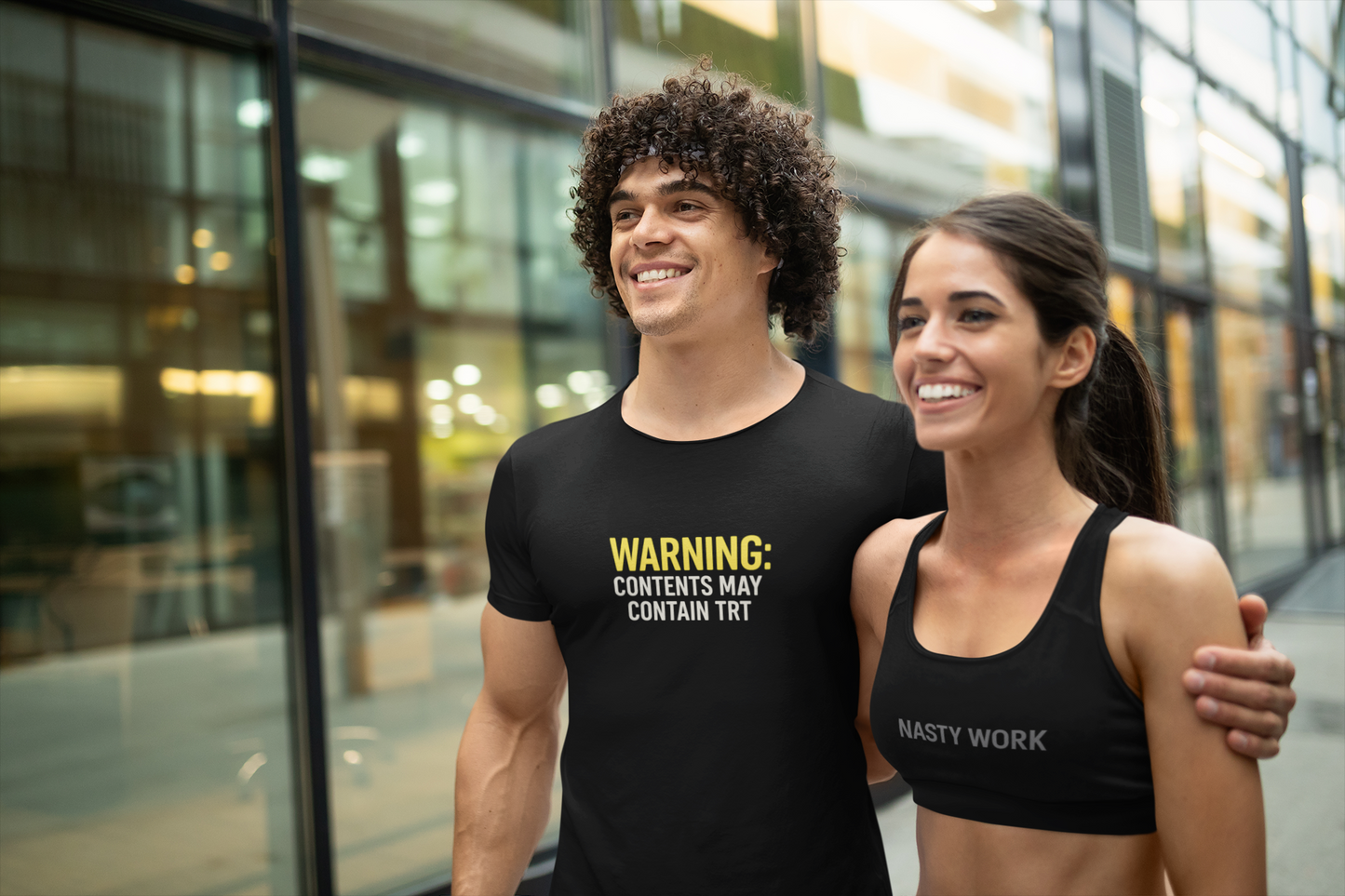 Warning Tee: Funny Graphic Unisex Heavy Cotton Statement Top