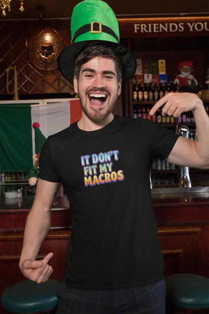 Funny Macro T-Shirt | Lightweight Unisex Tee for Fitness & Food Lovers